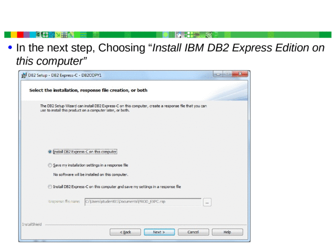 db2 express c db2 install windows
